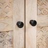 vidaXL Πλαϊνό γραφείο 3 pcs Λευκό 60 x 33 x 75 cm Μασίφ ξύλο μάνγκο