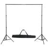 vidaXL Κιτ Φωτογραφικού Στούντιο με Σετ Φώτα, Φόντο & Ανακλαστήρα