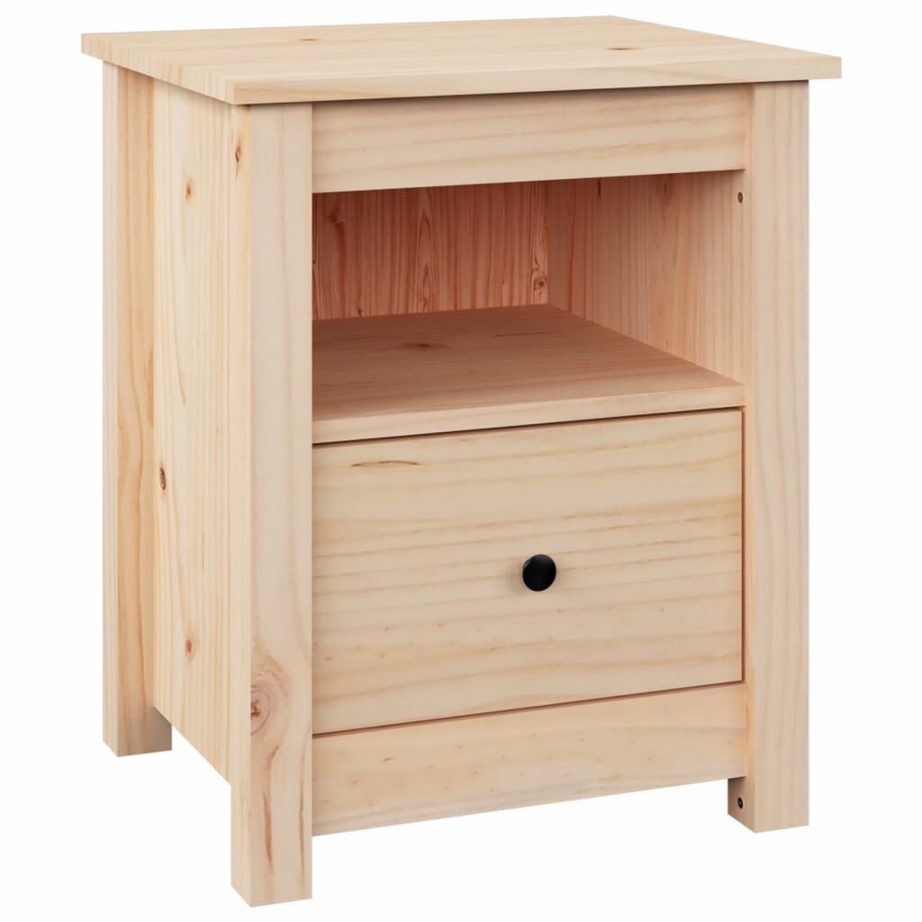 vidaXL Κομοδίνο 40x35x49 εκ. από Μασίφ Ξύλο Πεύκου