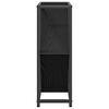 vidaXL Ράφι Κρασιού Μαύρη δρυς 51 x 18 x 52.5 εκ. Επεξεργασμένο ξύλο