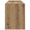 vidaXL Ντουλάπι δίσκων βινυλίου με ράφι Artisan Oak 78,5 x 35 x 45 εκ