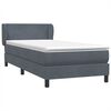 vidaXL &Kappa;&rho;&epsilon;&beta;ά&tau;&iota; Boxspring &mu;&epsilon; &Sigma;&tau;&rho;ώ&mu;&alpha; &Sigma;&kappa;&omicron;ύ&rho;&omicron; &Gamma;&kappa;&rho;&iota; 100x210 &epsilon;&kappa;. &Beta;&epsilon;&lambda;&omicron;ύ&delta;&iota;&nu;&omicron;