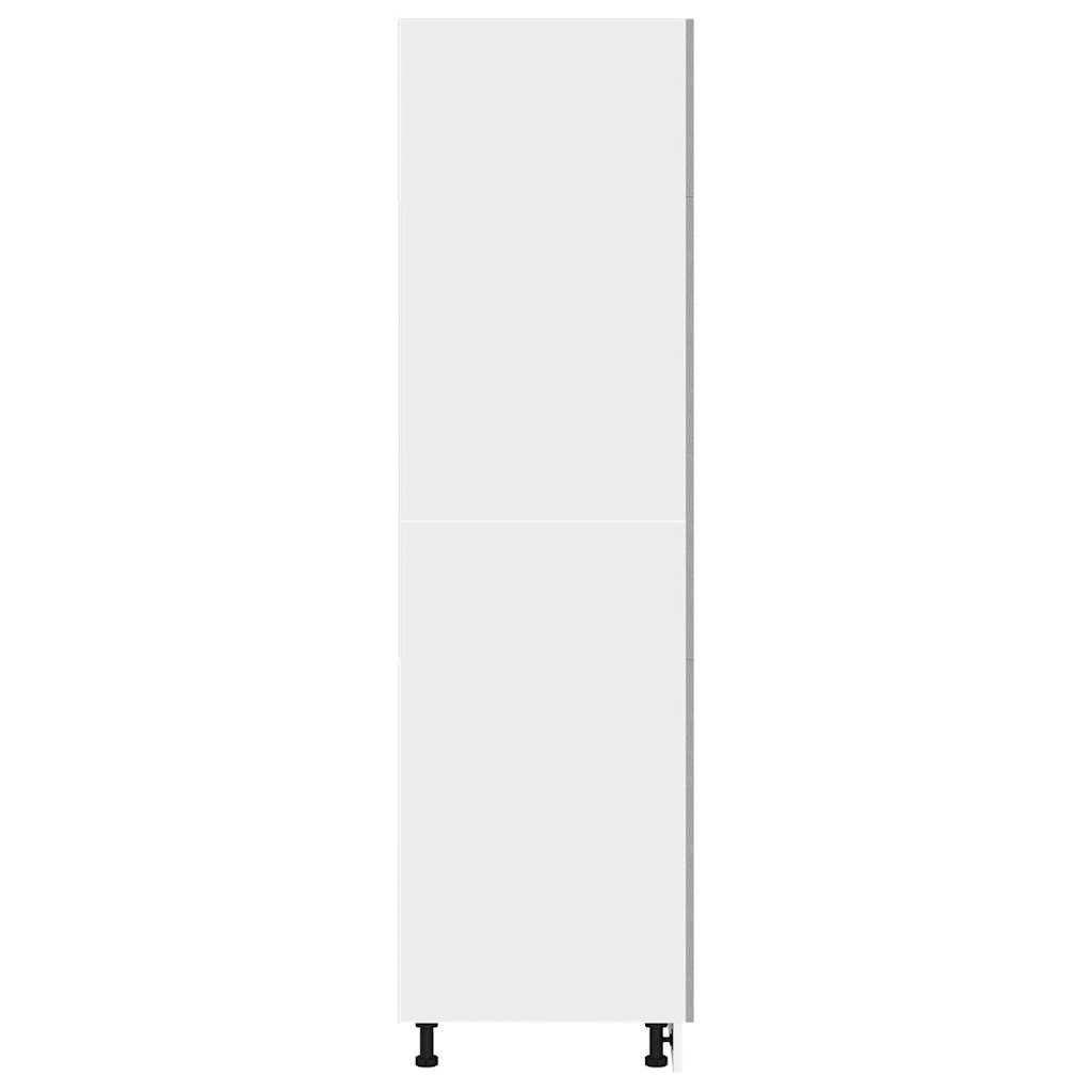 vidaXL Ντουλάπι Ψυγείου Lyon Γκρι Σκυροδέματος 60x57x207εκ.