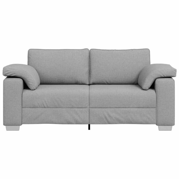 vidaXL Καναπές με μαξιλάρι Σκίουρος Γκρί 180 x 77 x 82 εκ ύφασμα