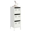 vidaXL Ντουλάπι Λευκό 39x35x103,5 εκ. από Ατσάλι