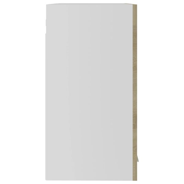 vidaXL Ντουλάπι Κρεμαστό με Τζάμι Lyon Sonoma Δρυς 60x31x60εκ.