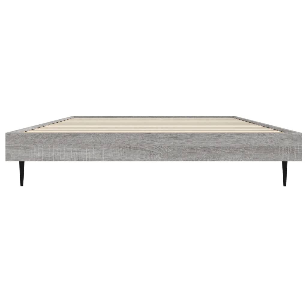 vidaXL Πλαίσιο Κρεβατιού Γκρι Sonoma 90x200 εκ. Επεξεργασμένο Ξύλο
