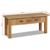 vidaXL Πάγκος Χολ 90 x 30 x 40 εκ. από Μασίφ Ξύλο Teak