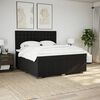 vidaXL &Kappa;&rho;&epsilon;&beta;ά&tau;&iota; Boxspring &mu;&epsilon; &Sigma;&tau;&rho;ώ&mu;&alpha; &Mu;&alpha;ύ&rho;&omicron; 200x200 &epsilon;&kappa;. &Upsilon;&phi;&alpha;&sigma;&mu;ά&tau;&iota;&nu;&omicron;