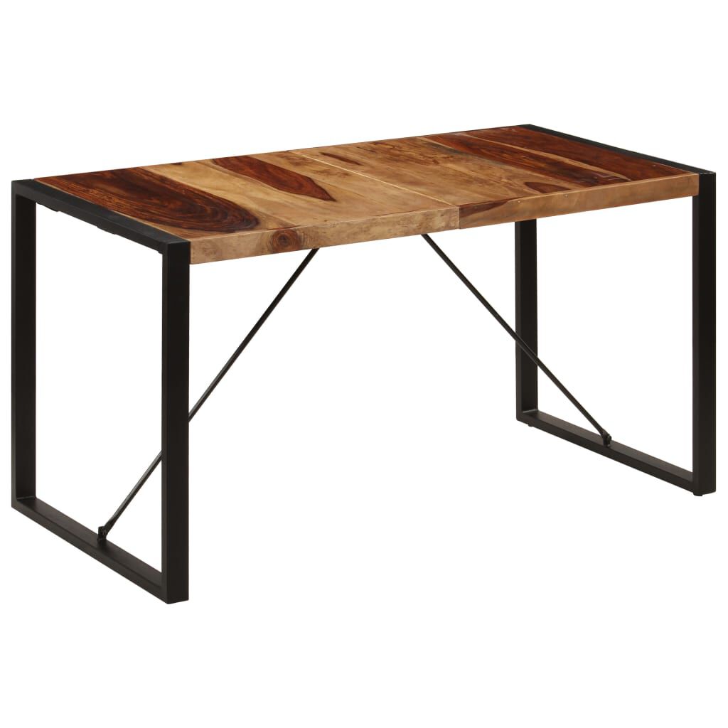 vidaXL Τραπεζαρία 140 x 70 x 75 εκ. από Μασίφ Ξύλο Sheesham