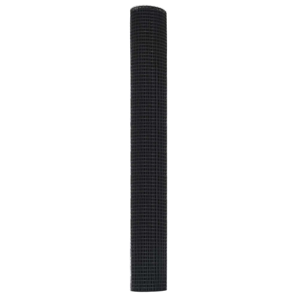 vidaXL Συγκολλητός φράχτης από σύρμα Γκρι 1.2 x 50 m Ατσάλι