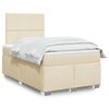 vidaXL &Kappa;&rho;&epsilon;&beta;ά&tau;&iota; Boxspring &mu;&epsilon; &Sigma;&tau;&rho;ώ&mu;&alpha; &Kappa;&rho;&epsilon;&mu; 120x190 &epsilon;&kappa;. &Upsilon;&phi;&alpha;&sigma;&mu;ά&tau;&iota;&nu;&omicron;