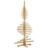 vidaXL Ξύλινο Χριστουγεννιάτικο Δέντρο Καφέ 180 cm Μασίφ ξύλο πεύκου