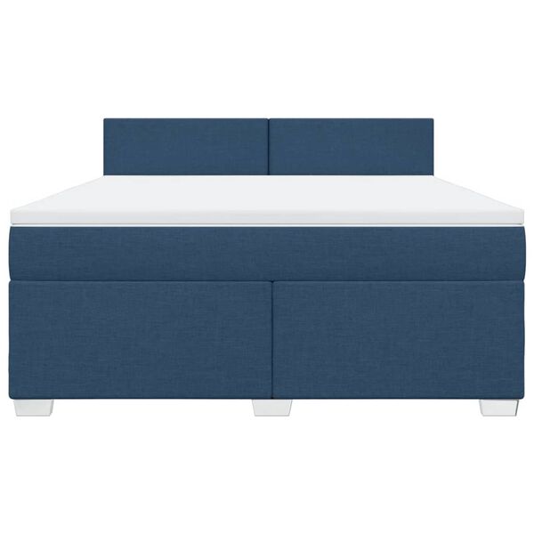 vidaXL &Kappa;&rho;&epsilon;&beta;ά&tau;&iota; Boxspring &mu;&epsilon; &Sigma;&tau;&rho;ώ&mu;&alpha; &Mu;&pi;&lambda;&epsilon; 180x200 &epsilon;&kappa;. &Upsilon;&phi;&alpha;&sigma;&mu;ά&tau;&iota;&nu;&omicron;