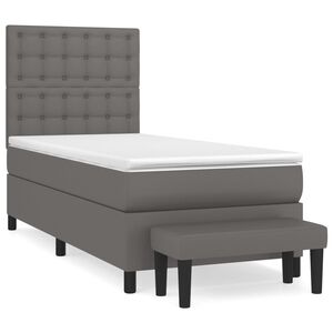 vidaXL &Kappa;&rho;&epsilon;&beta;ά&tau;&iota; Boxspring &mu;&epsilon; &Sigma;&tau;&rho;ώ&mu;&alpha; &Gamma;&kappa;&rho;&iota; 90x200 &epsilon;&kappa;. &alpha;&pi;ό &Sigma;&upsilon;&nu;&theta;&epsilon;&tau;&iota;&kappa;ό &Delta;έ&rho;&mu;&alpha;