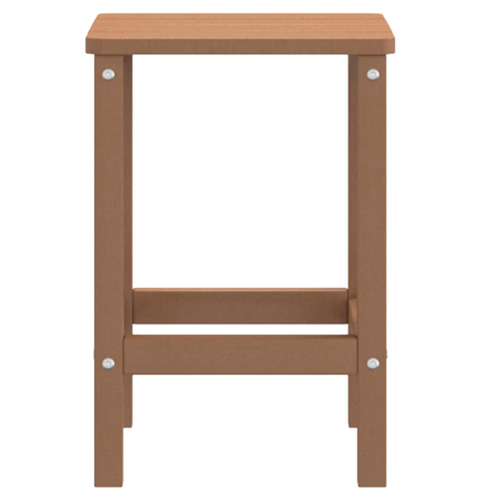 vidaXL Τραπέζι Κήπου Adirondack Καφέ 38 x 38 x 46 εκ. από HDPE