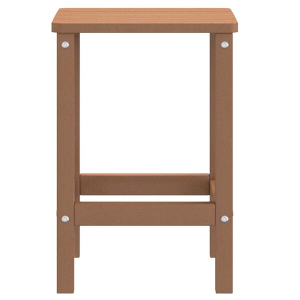 vidaXL Τραπέζι Κήπου Adirondack Καφέ 38 x 38 x 46 εκ. από HDPE