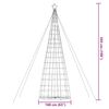 vidaXL Χριστουγεννιάτικο δέντρο LED 1534 LED μπλε 503 cm
