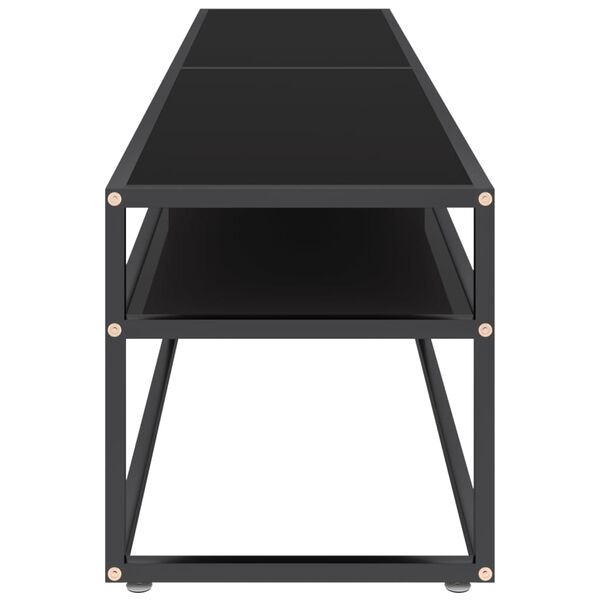 vidaXL Έπιπλο Τηλεόρασης Μαύρο 180 x 40 x 40,5 εκ. από Γυαλί Ασφαλ.