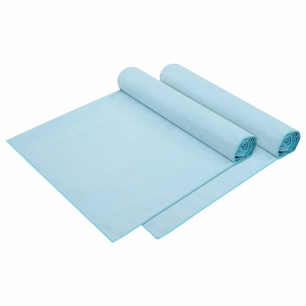 vidaXL Πετσέτες ξαπλώστρας 2 pcs Μπλε 210 x 75 cm