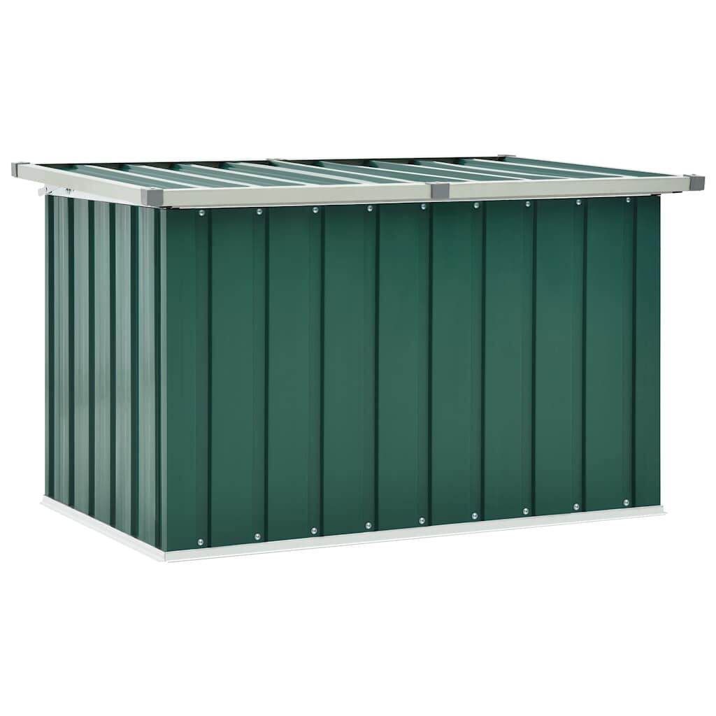 vidaXL Μπαούλο Αποθήκευσης Κήπου Πράσινο 109 x 67 x 65 εκ.