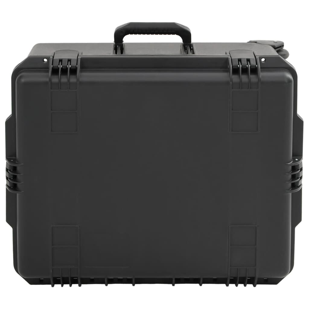 vidaXL Θήκη Πτήσης Φορητή Μαύρη 62,5x49,5x37 εκ. από Πολυπροπυλένιο