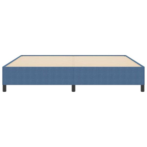 vidaXL Σκελετός Κρεβατιού Μπλε 200 x 200 cm Βελούδο