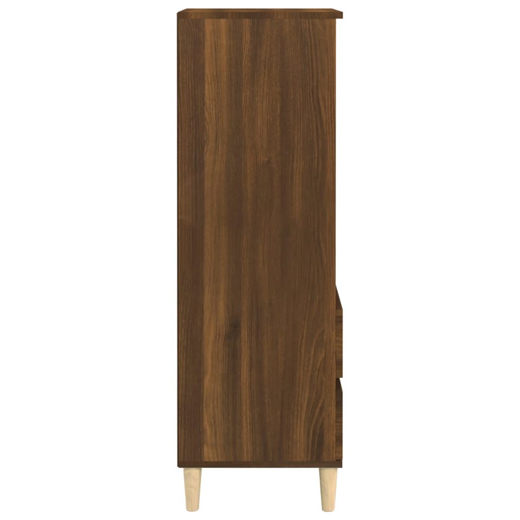 vidaXL Ντουλάπι Καφέ Δρυς 40x36x110 εκ. από Επεξεργασμένο Ξύλο