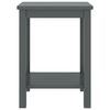 vidaXL Κομοδίνο Σκούρο Γκρι 35 x 30 x 47 εκ. από Μασίφ Ξύλο Πεύκου