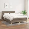 vidaXL &Kappa;&rho;&epsilon;&beta;ά&tau;&iota; Boxspring &mu;&epsilon; &Sigma;&tau;&rho;ώ&mu;&alpha; Taupe 140x200 &epsilon;&kappa;. &Upsilon;&phi;&alpha;&sigma;&mu;ά&tau;&iota;&nu;&omicron;