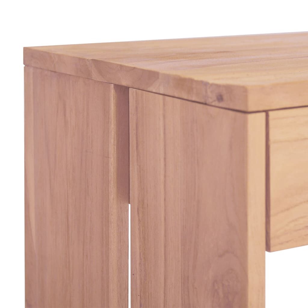 vidaXL Τραπέζι Κονσόλα 110 x 35 x 75 εκ. από Μασίφ Ξύλο Teak