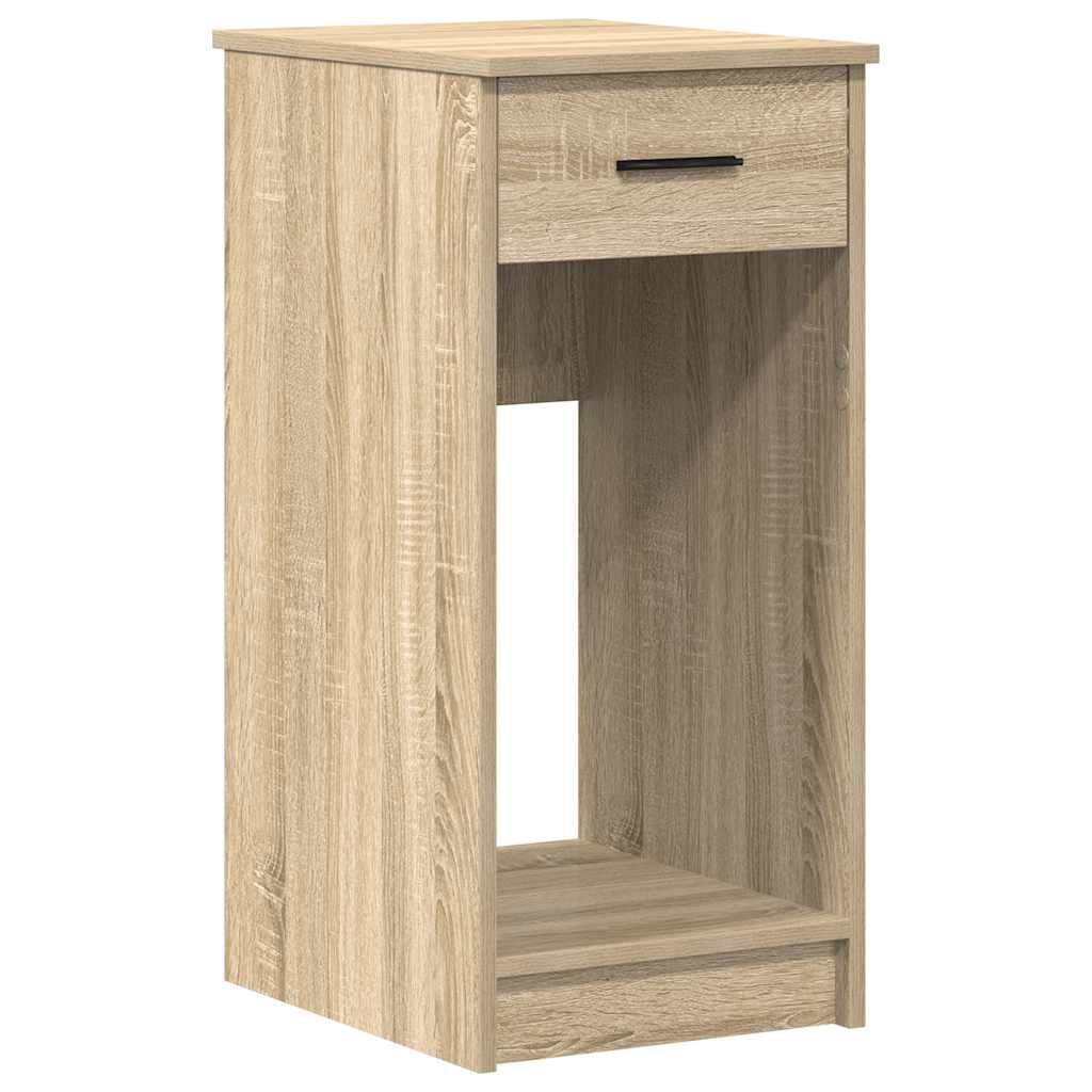 vidaXL Βάση πύργου υπολογιστή με συρτάρι Δρυς sonoma 35x45x77 cm