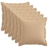 vidaXL &Kappa;ά&lambda;&upsilon;&mu;&mu;&alpha; &Mu;&alpha;&xi;&iota;&lambda;&alpha;&rho;&iota;&omicron;ύ 6 &tau;&mu;&chi;. HOUTEN &Kappa;&rho;&epsilon;&mu; 40 x 40 cm &Psi;&epsilon;ύ&tau;&iota;&kappa;&omicron; &Lambda;&iota;&nu;ό