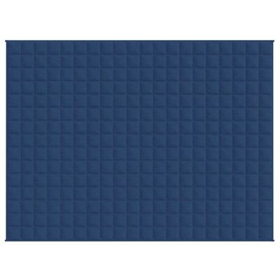 vidaXL Κουβέρτα Βαρύτητας Μπλε 150 x 200 εκ. 7 κ. Υφασμάτινη