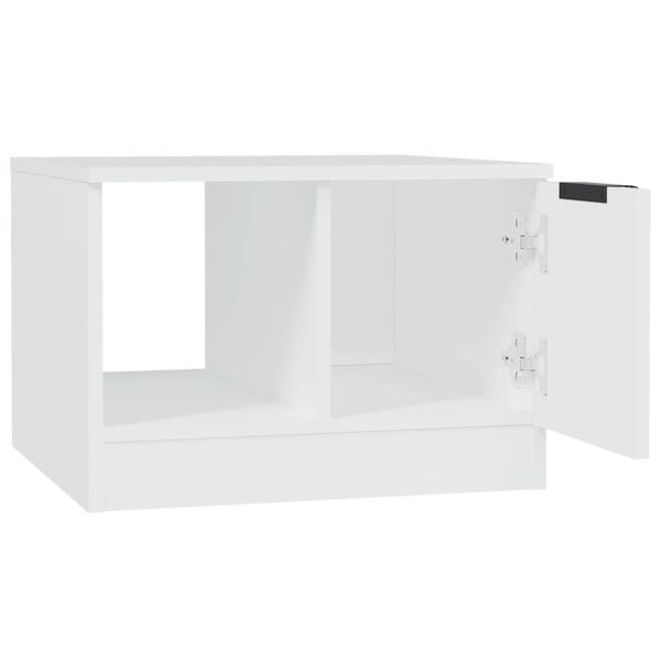 vidaXL Τραπεζάκι Σαλονιού Λευκό 50x50x36 εκ. από Επεξεργασμένο Ξύλο