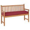 vidaXL Μαξιλάρι παλέτας για πάγκο Κόκκινο 150 x 40 x 8 εκ.