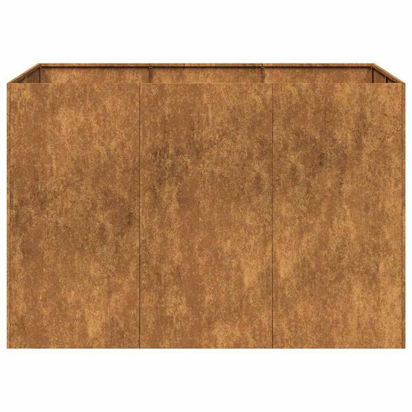 vidaXL Ζαρντινιέρα 120x80x80 εκ. Ατσάλι Σκληρυθέν στον Αέρα