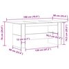 vidaXL Τραπέζι τραπεζαρίας Παλιό ξύλο 180x90x76 cm Ξύλινη κατασκευή
