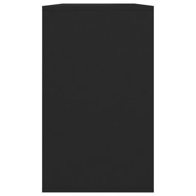 vidaXL Συρταριέρα Μαύρη 120 x 41 x 75 εκ από Μοριοσανίδα