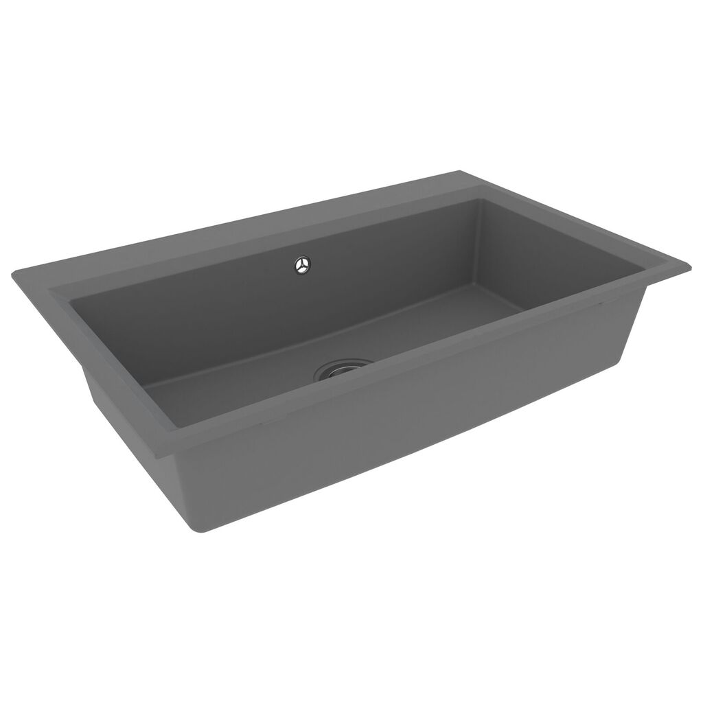 vidaXL νεροχύτης κουζίνας Γκρι 790x500x193 εκ Γρανίτης