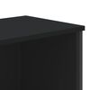 vidaXL Βιβλιοθήκη Μαύρη 80x31x169 εκ. από Επεξεργασμένο Ξύλο