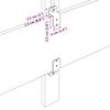 vidaXL Σκελετός Κρεβατιού Ανοιχτό γκρι 100 x 200 cm Βελούδο