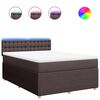 vidaXL &Kappa;&rho;&epsilon;&beta;ά&tau;&iota; Boxspring &mu;&epsilon; &Sigma;&tau;&rho;ώ&mu;&alpha; &Sigma;&kappa;&omicron;ύ&rho;&omicron; &Kappa;&alpha;&phi;έ 160x200 &epsilon;&kappa; &Upsilon;&phi;&alpha;&sigma;&mu;ά&tau;&iota;&nu;&omicron;