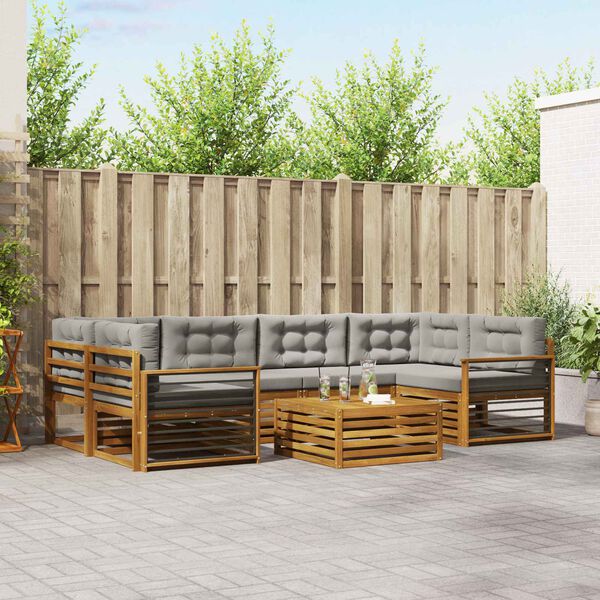 vidaXL &Sigma;&epsilon;&iota;&rho;ά &Kappa;&alpha;&nu;&alpha;&pi;έ &Epsilon;&xi;&omega;&tau;&epsilon;&rho;&iota;&kappa;&omicron;ύ 7 pcs &Phi;&upsilon;&sigma;&iota;&kappa;ό &kappa;&alpha;&iota; &Alpha;&nu;&omicron;&iota;&chi;&tau;ό &Gamma;&kappa;&rho;&iota;