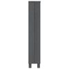 vidaXL Ραφιέρα CD HAMAR Σκ. Γκρι 45x18x100 εκ. Μασίφ Ξύλο Πεύκου