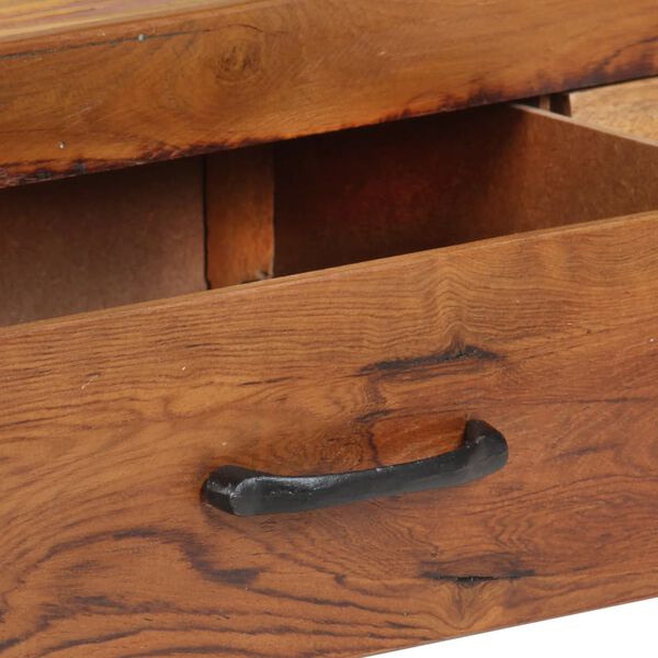 vidaXL Ραφιέρα 118 x 30 x 200 εκ. από Μασίφ Ανακυκλωμένο Ξύλο