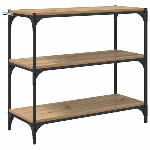 vidaXL &Beta;&iota;&beta;&lambda;&iota;&omicron;&theta;ή&kappa;&eta; Artisan Oak 80 x 33 x 70,5 &epsilon;&kappa;.