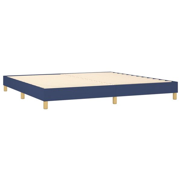 vidaXL &Kappa;&rho;&epsilon;&beta;ά&tau;&iota; Boxspring &mu;&epsilon; &Sigma;&tau;&rho;ώ&mu;&alpha; &Mu;&pi;&lambda;&epsilon; 200x200 &epsilon;&kappa;. &Upsilon;&phi;&alpha;&sigma;&mu;ά&tau;&iota;&nu;&omicron;
