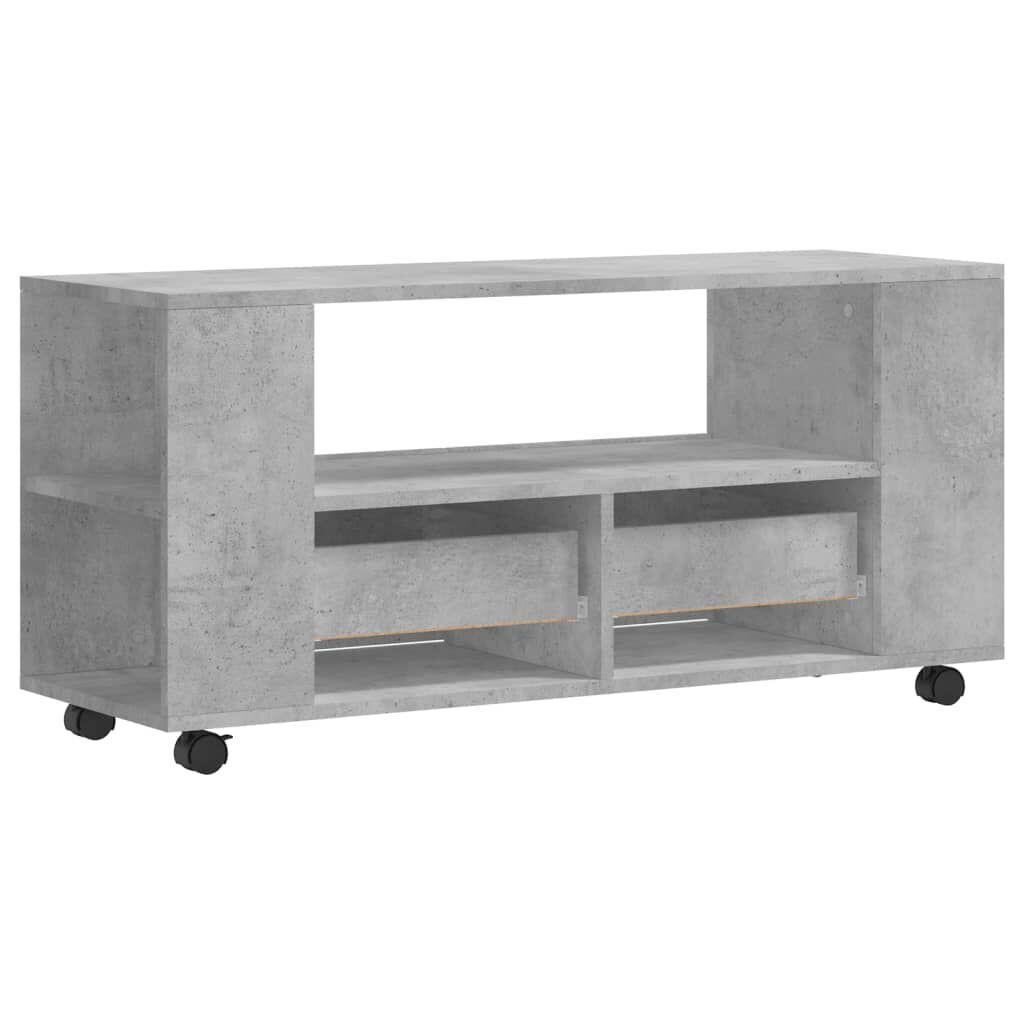 vidaXL Έπιπλο Τηλεόρασης Γκρι Σκυρ. 102x34,5x43 εκ. Επεξ. Ξύλο