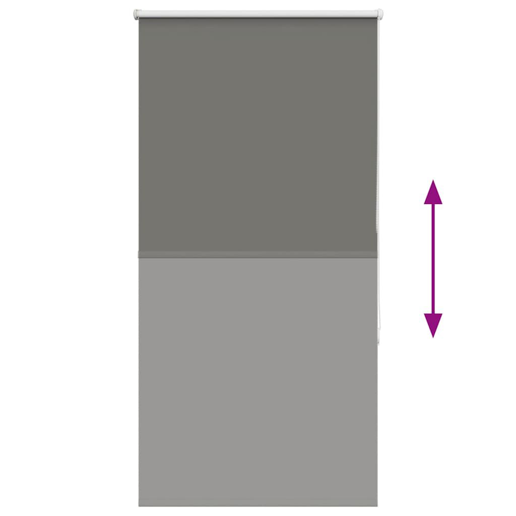 vidaXL Ρολέρ Μπλακάουτ γκρί 75x130 cm Πλάτος υφάσματος 70,7 cm
